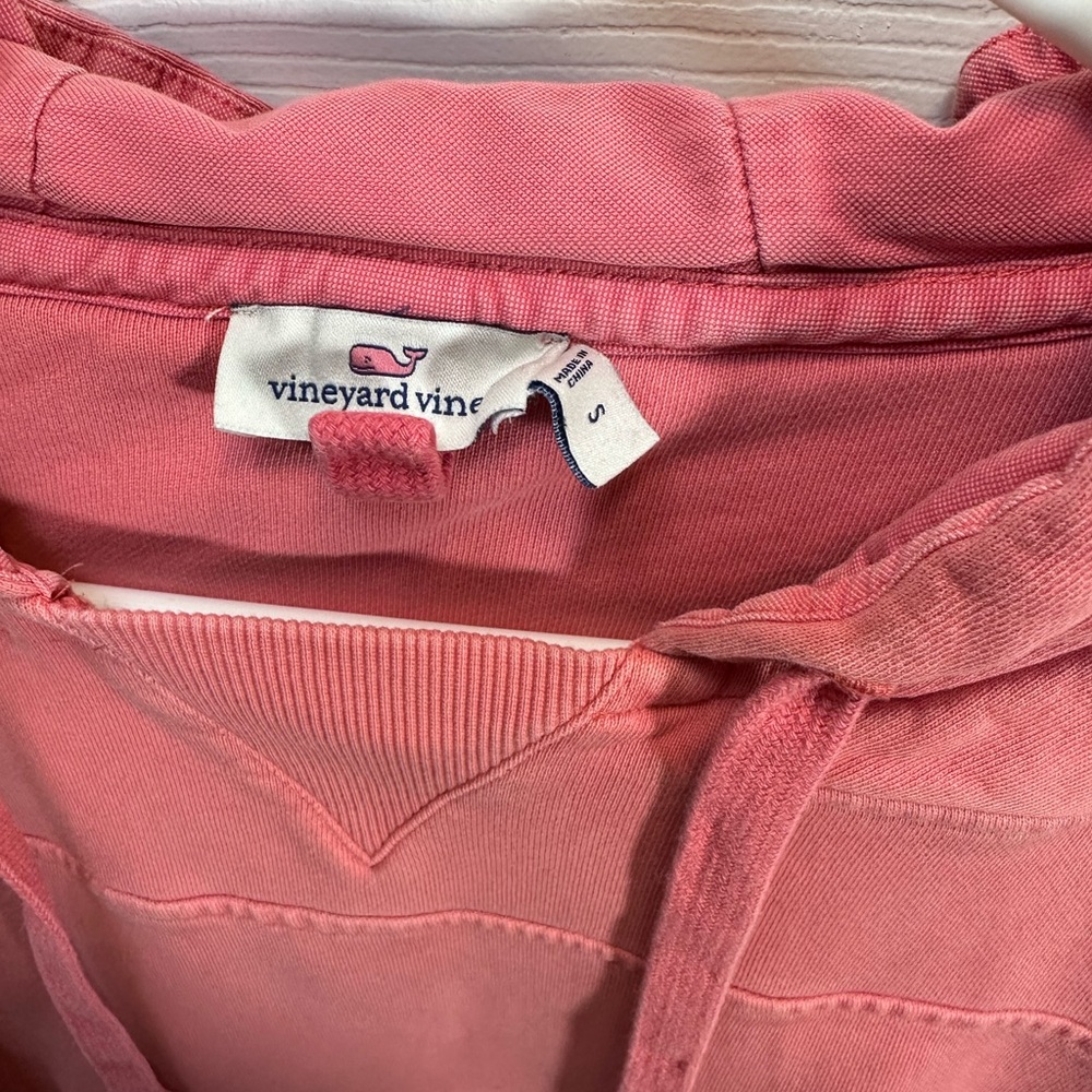 Vineyard Vines Coral Pink Pullover Hoodie - Picture 2 of 4